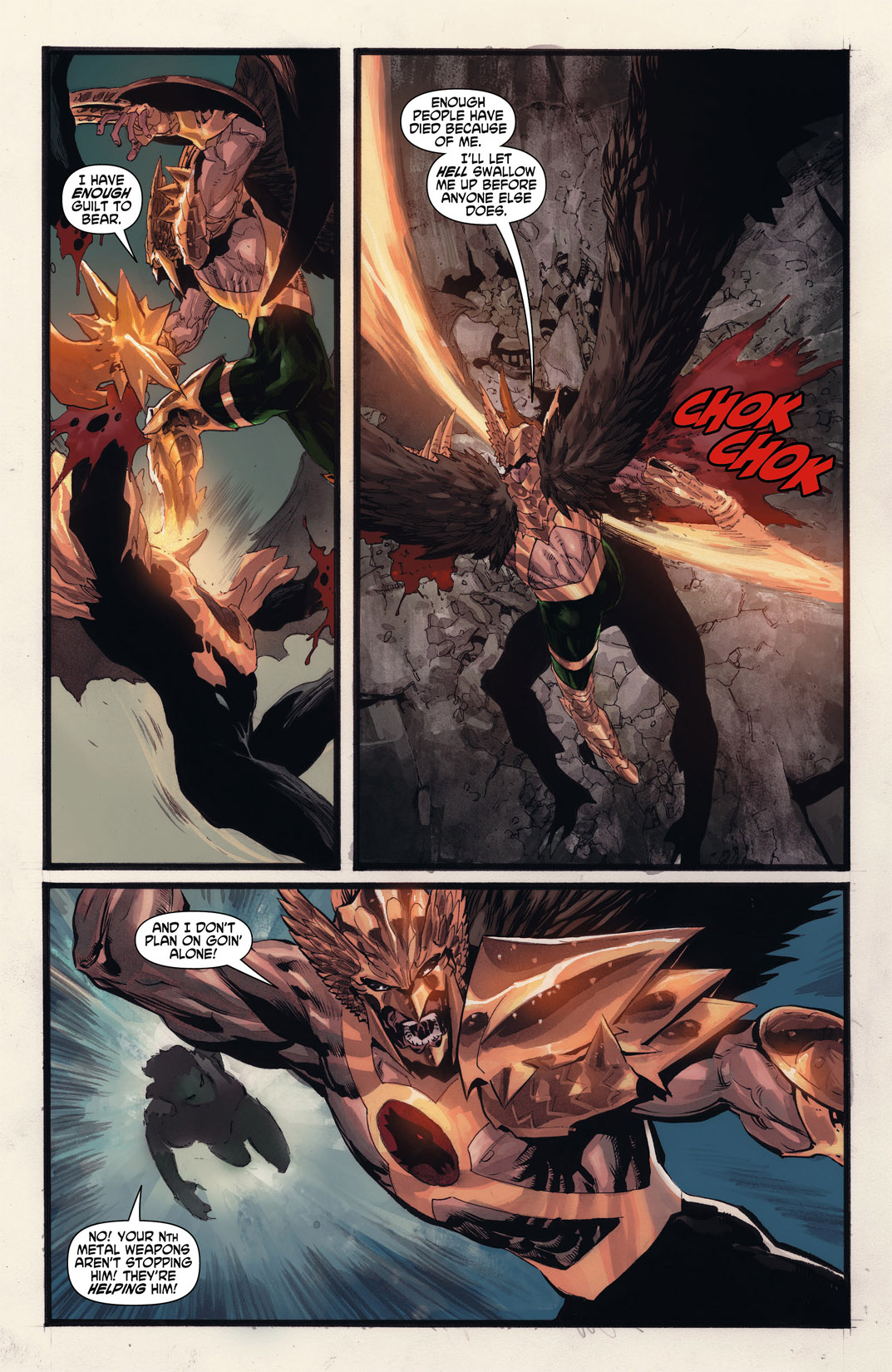 Read online The Savage Hawkman comic -  Issue #4 - 5