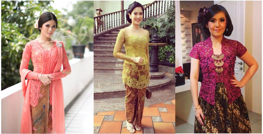 kebaya warna kloset muda