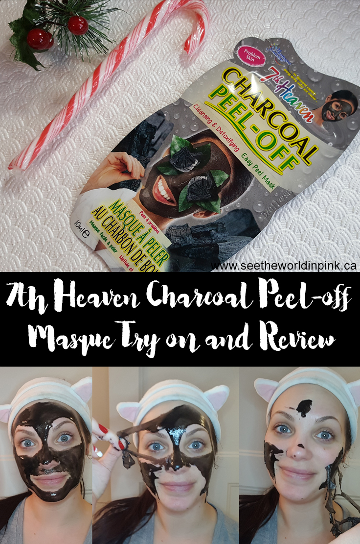 Mask Wednesday - 7th Heaven Charcoal Peel Off Masque Review 