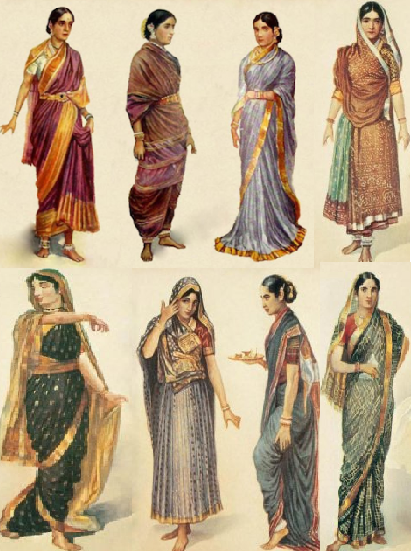 wearing saree to work