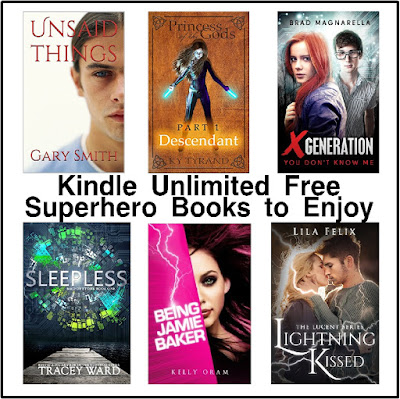 Enjoy a great Superhero read with lots of paranormal super powers with these 10 Kindle Unlimited books.  You'll find lots to keep you saving the world right from the comfort of your favorite reading chair.