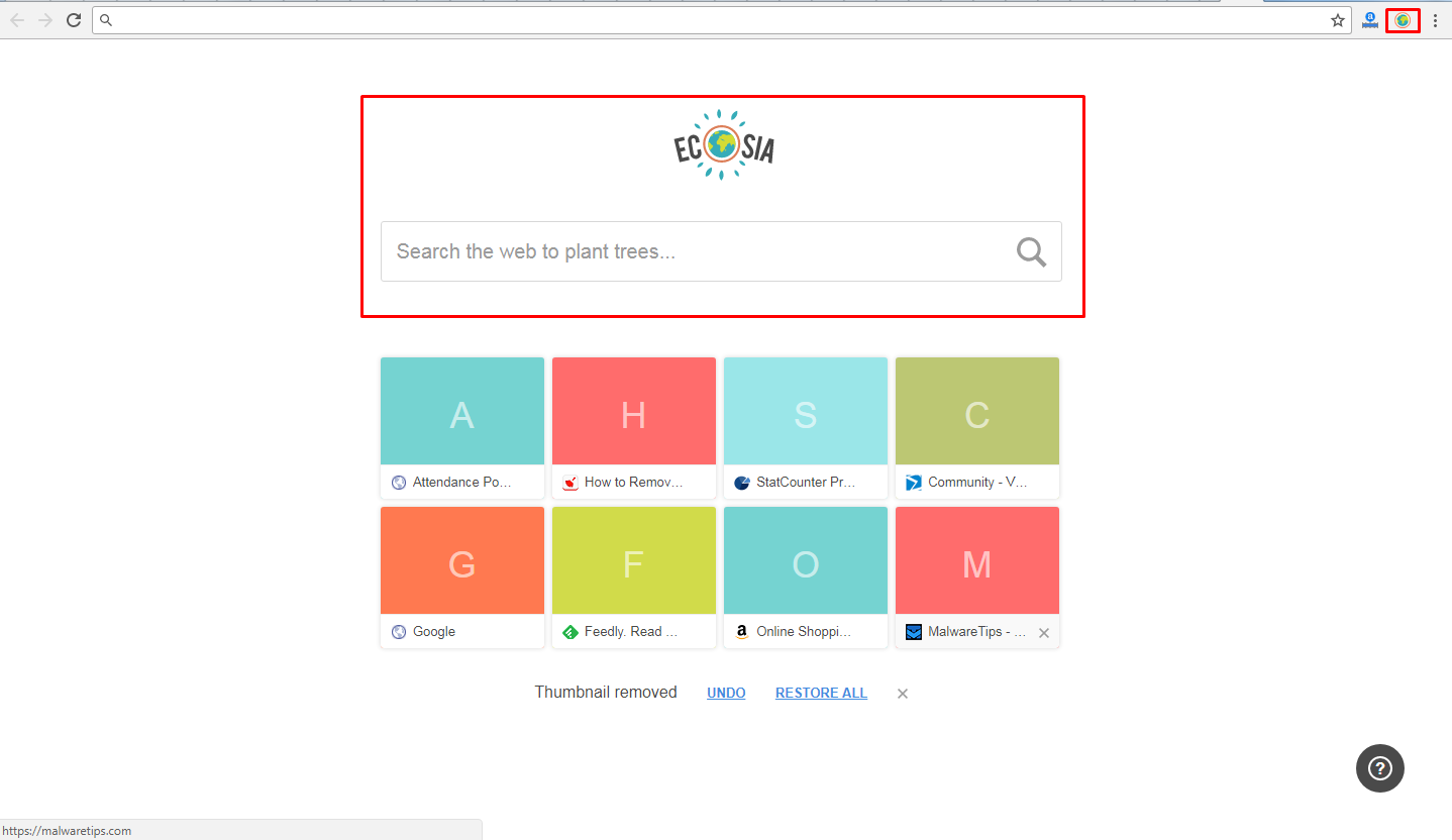 How to Remove it Ecosia Ecosia Virus Removal Tool Virus Remover