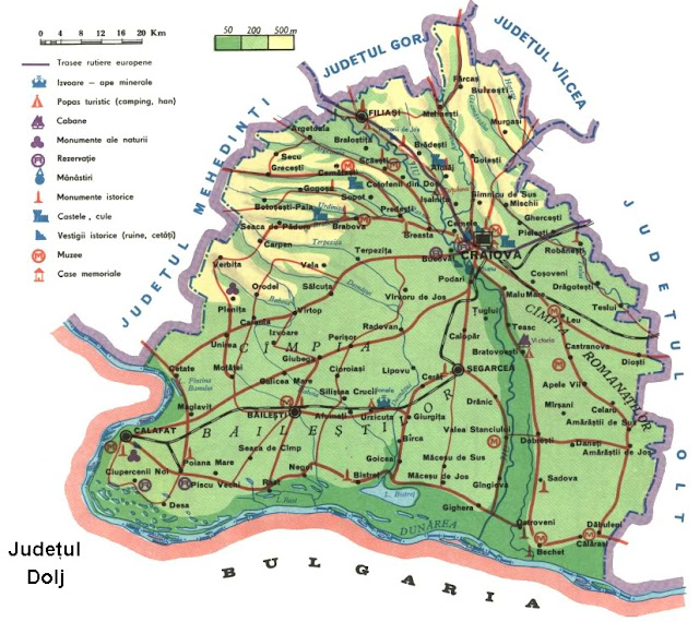 Romania Live Bailesti Craiova live webcam Harta rutiera Dolj