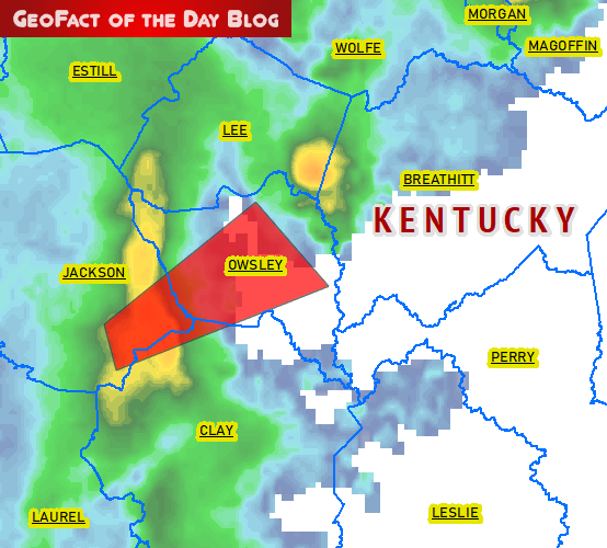 GeoFact of the Day 6/24/2019 Kentucky Tornado Warning 1