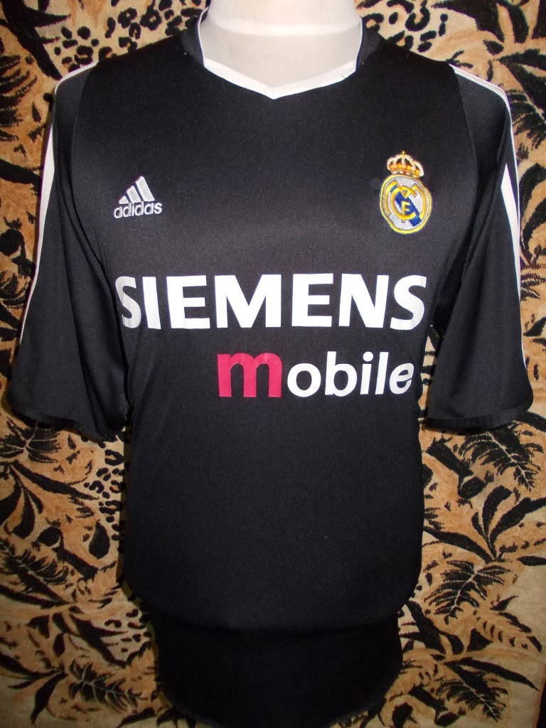 REAL MADRID FOOTBALL 2004 AWAY JERSEY-SIZE XL-RM 88