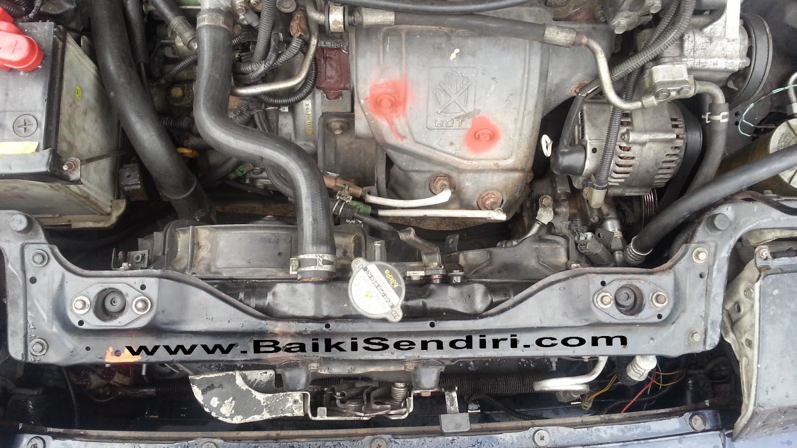 Baiki Sendiri: Honda Prelude Front Engine Mount 50814-sf1-50010