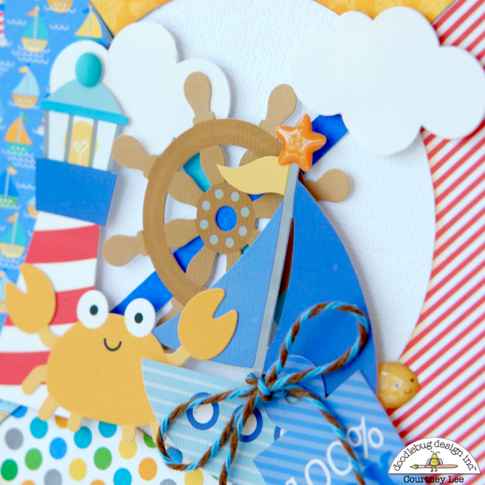 Doodlebug Design Inc Blog Anchor's Aweigh Collection Little Boy Card