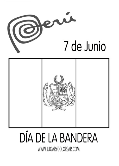 Bandera Peru 7 de Junio