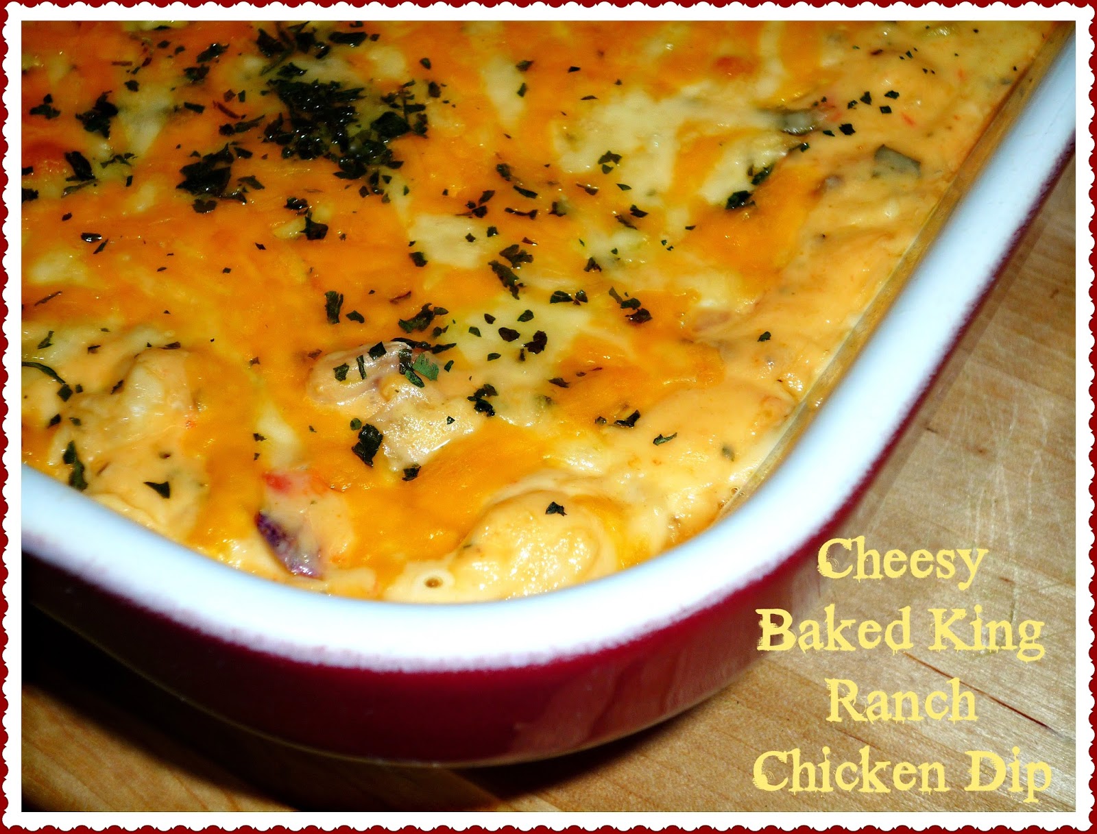 The Weekend Gourmet Gameday Food Astros Playoff Edition Cheesy Baked King Ranch Chicken Dip