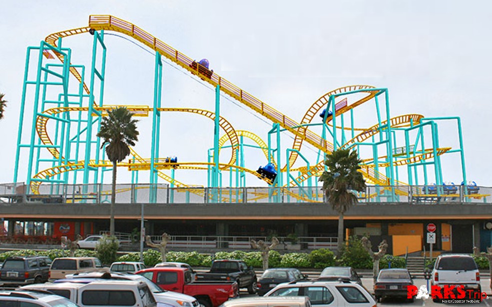 Undertow Le nouveau Coaster de Santa Cruz Beach Boardwalk PARKS Trip