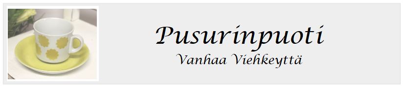 Pusurinpuoti - Vanhaa viehkeyttä - blogi