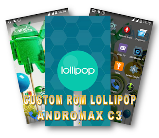 Tampilan Custom ROM Lollipop Untuk Smartfren Andromax C3