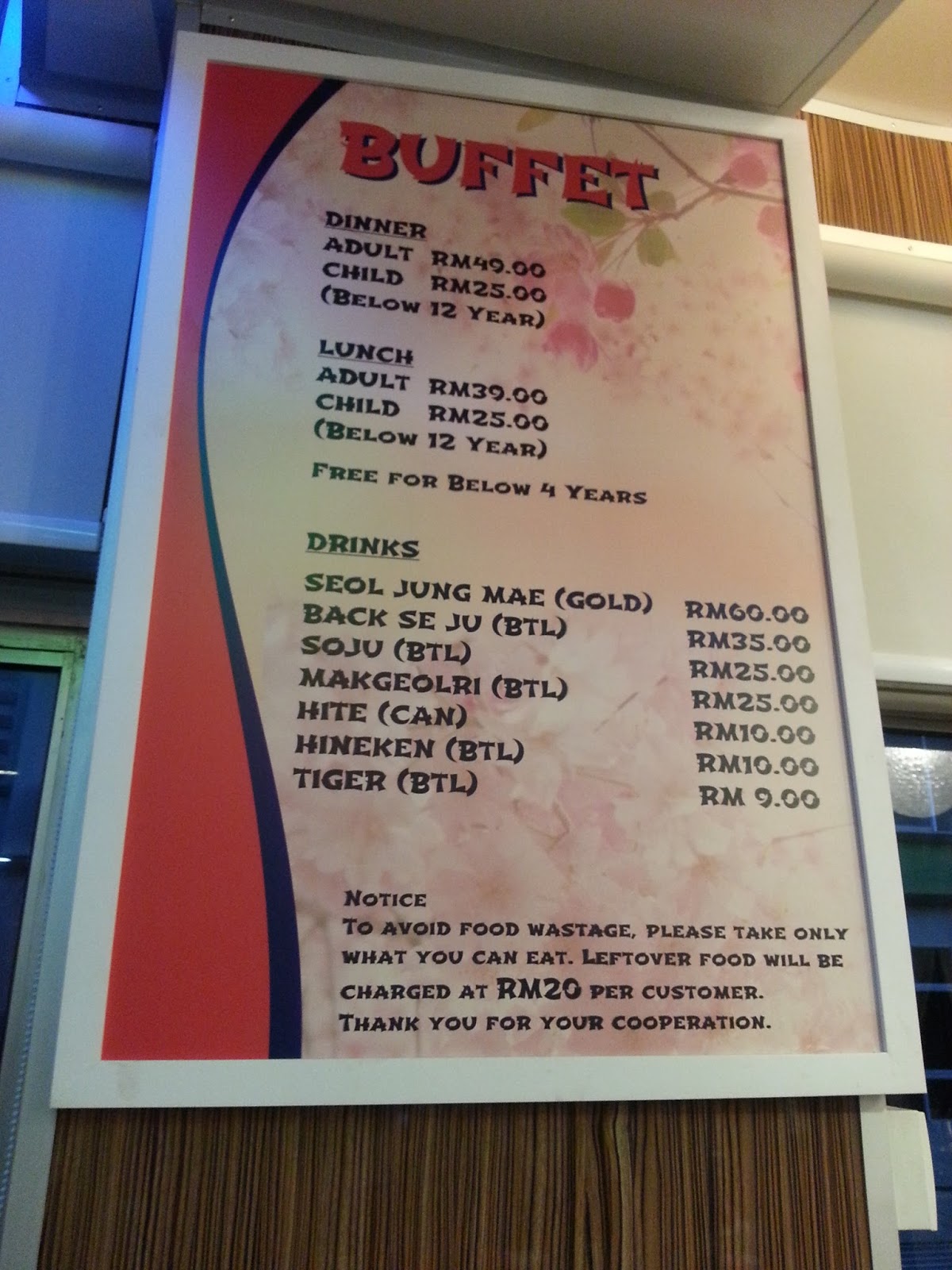 li garden kuching menu Fasci Garden