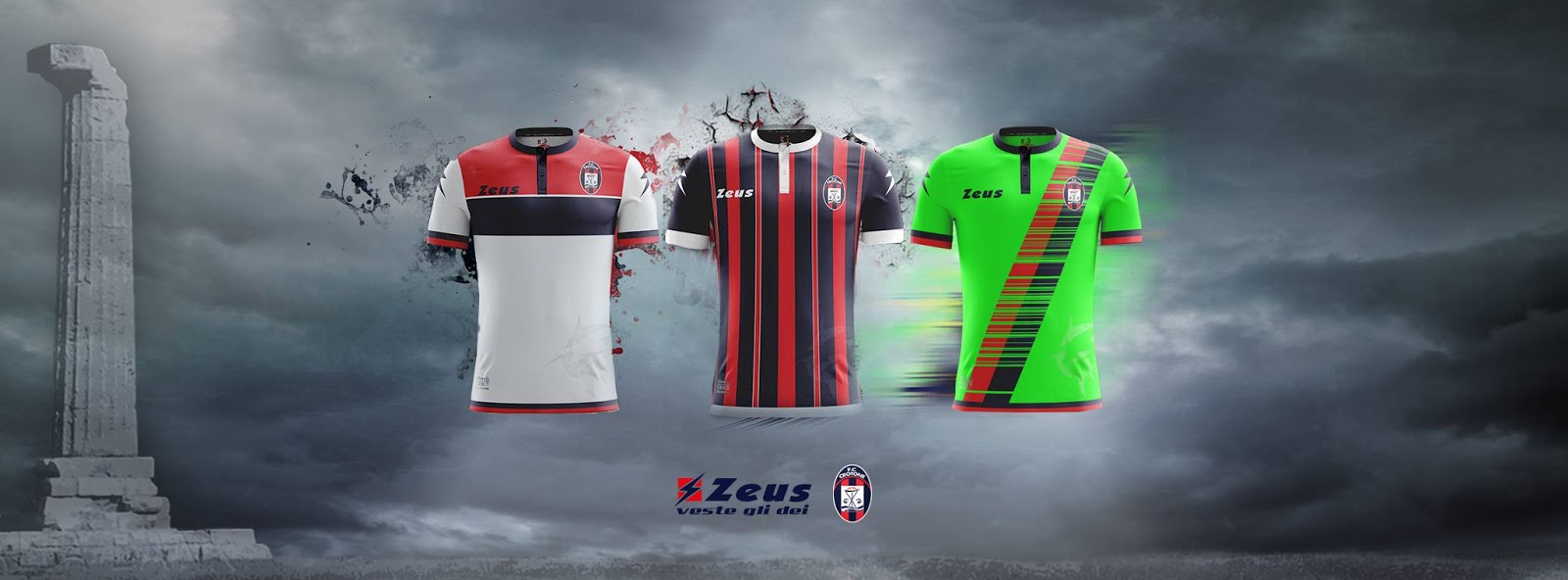 FC Crotone 16-17 Home, Away and Third Serie A Kits Released - Footy Headlines