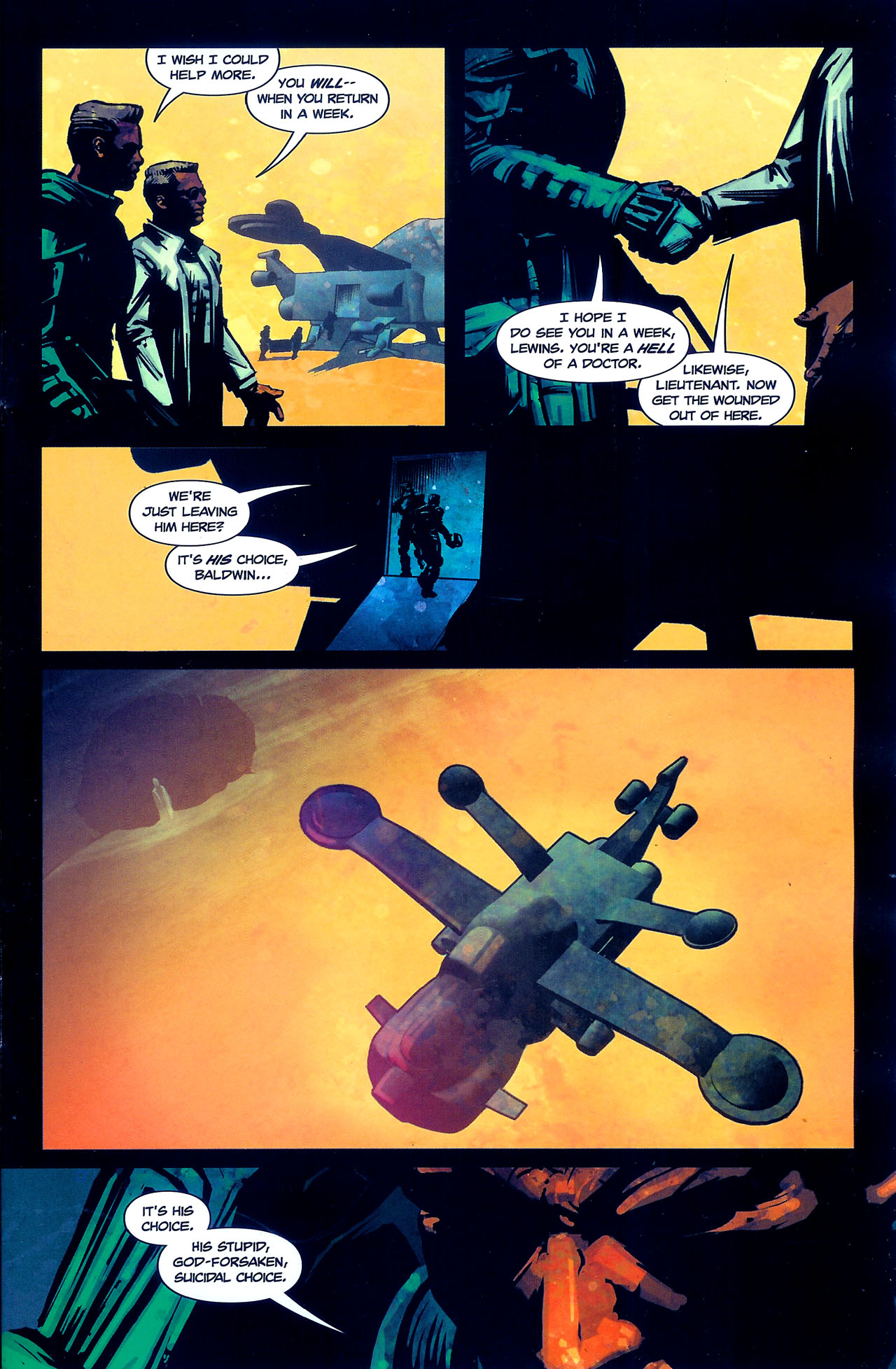 Read online Starship Troopers: Damaged Justice comic -  Issue #4 - 5