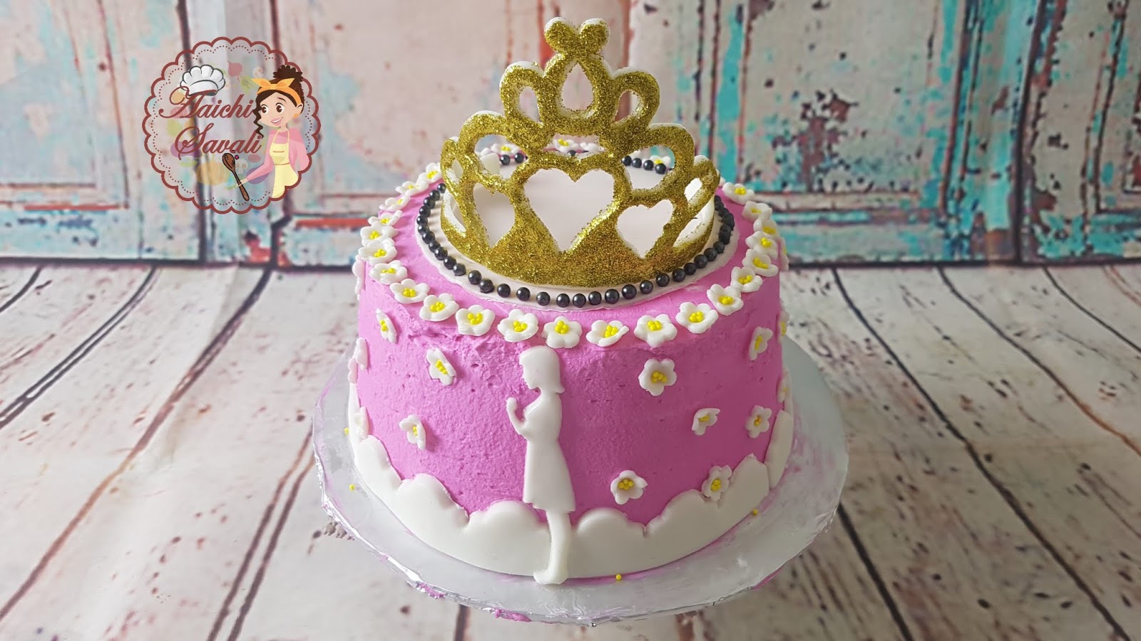 Paper & Party Supplies Princess cake topper tiara cake decorations
