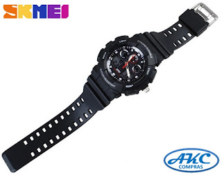 skmei 0909 reloj negro trujillo