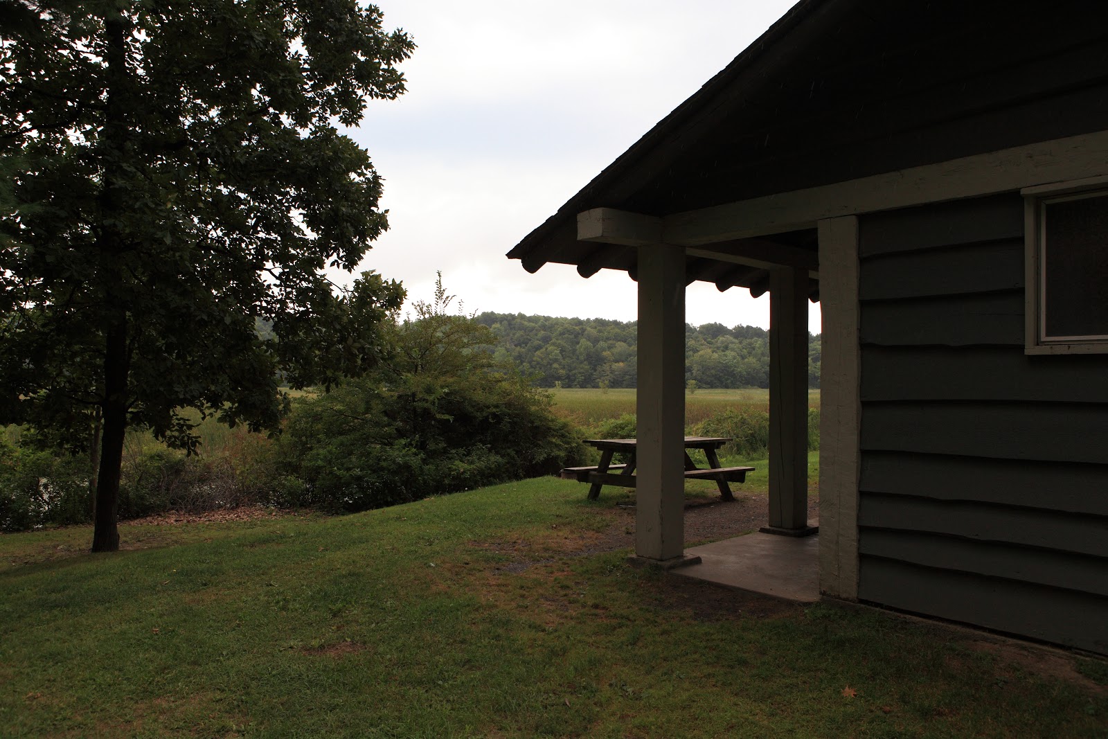 The Campsites Fair Haven Beach New York State Park, cabin 25