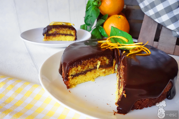 Tarta de naranja con chocolate | La receta más fácil de todas