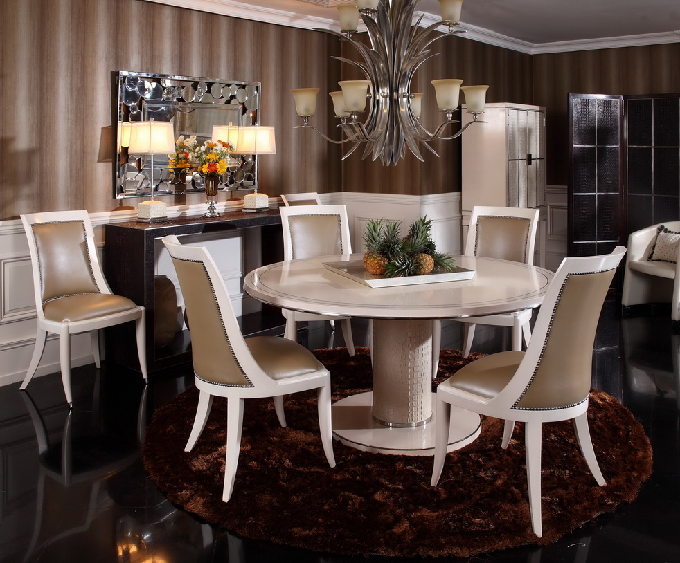 LAGUNA Dining Table Hollywoodhomes Davinci bed room, dining room
