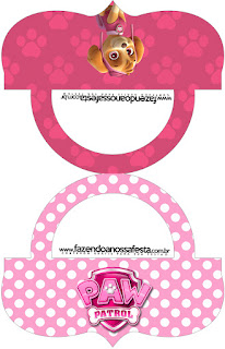 Skye of Paw Patrol: Free Printable Candy Bar Labels. This label is for candy bags.