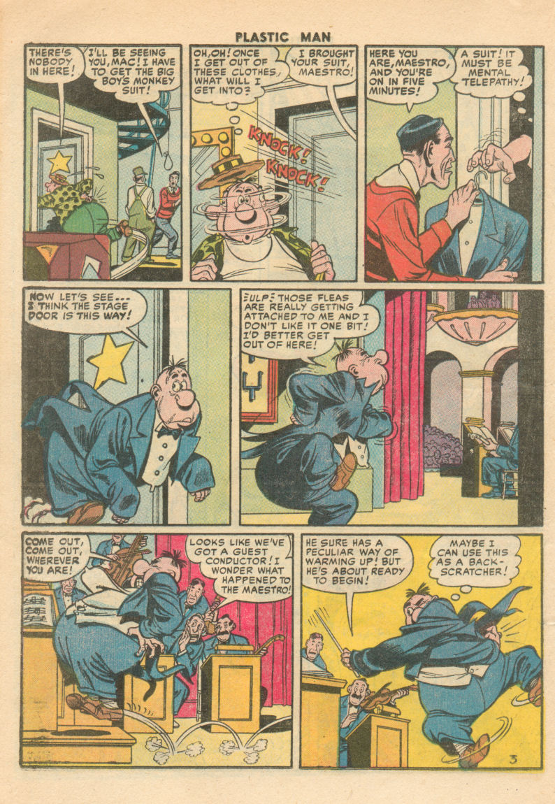Read online Plastic Man (1943) comic -  Issue #63 - 22
