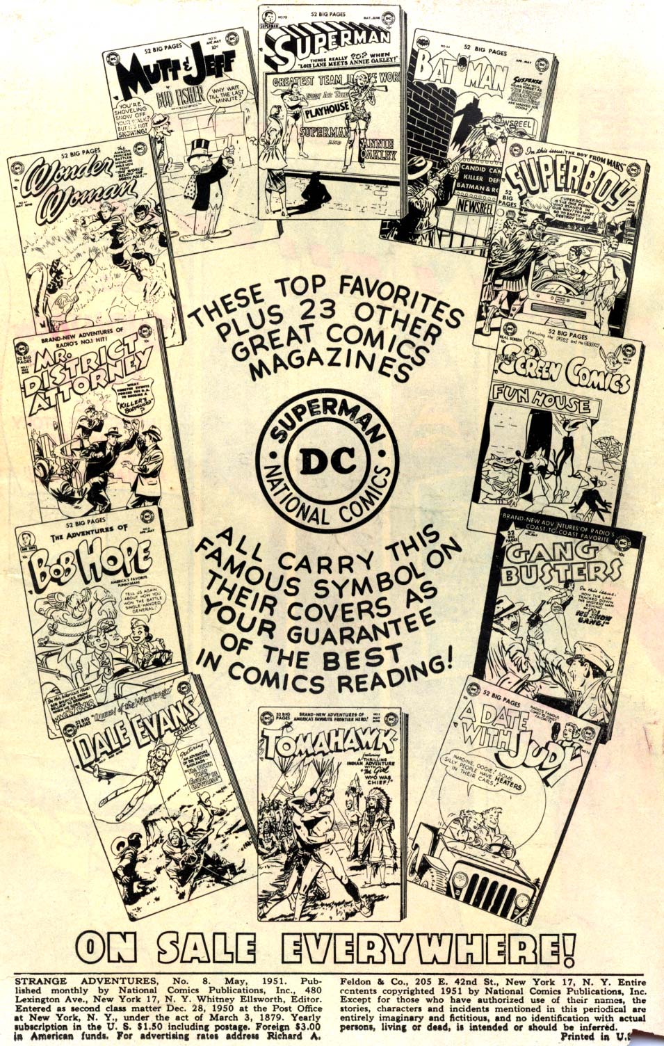 Read online Strange Adventures (1950) comic -  Issue #8 - 2