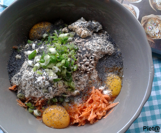 Pieta's hapjes Muffins met zoete aardappel van Jamie Oliver