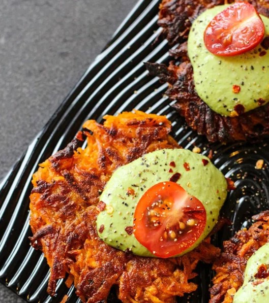 Crispy kumara cakes Kitchen Cooking