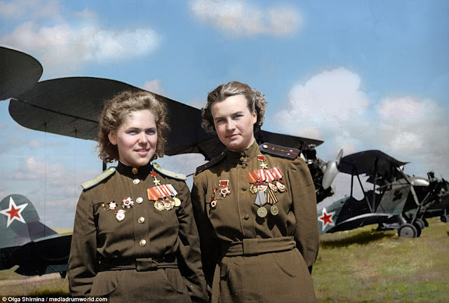 Rufina Gasheva and Nataly Meklin Night Witches worldwartwo.filminspector.com