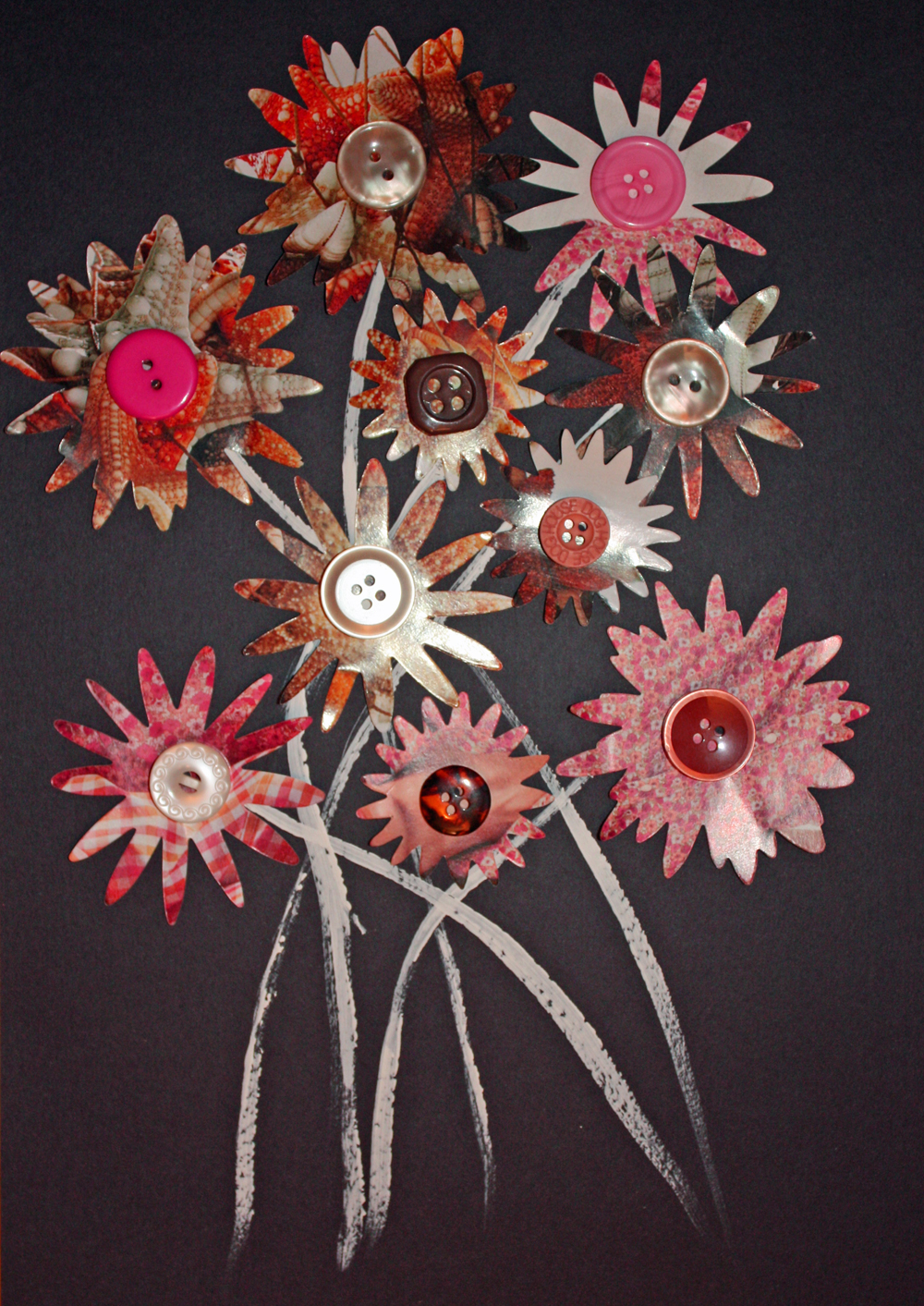 Turn a Junk Mail Collage into Fun Spring Decorations #junkplay - Our Daily  Craft