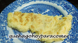 Tortilla Francesa Para Cenar.
