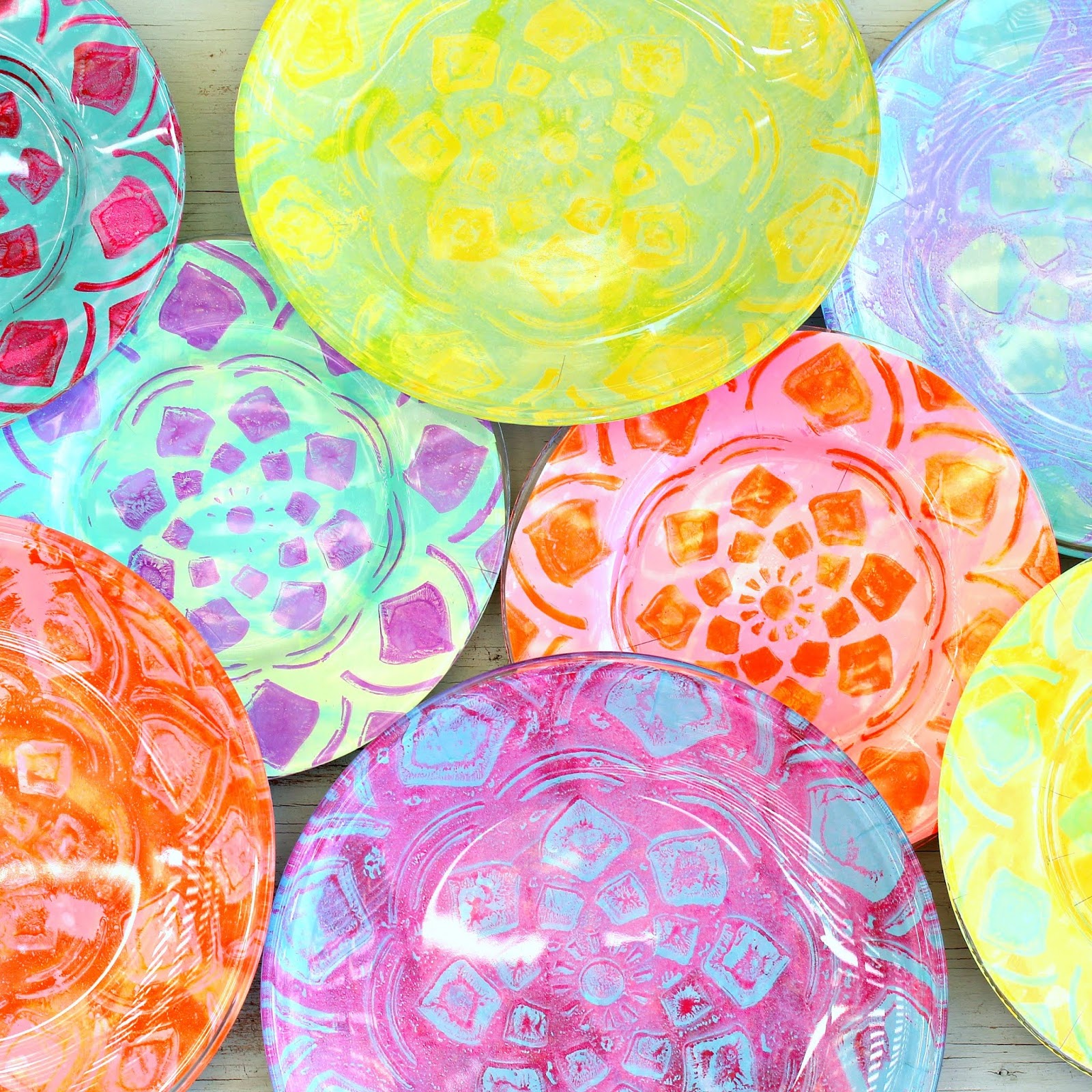 Mark Montano Colorful Boho Plates DIY