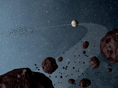 Resultado de imagen de asteroides troyanos