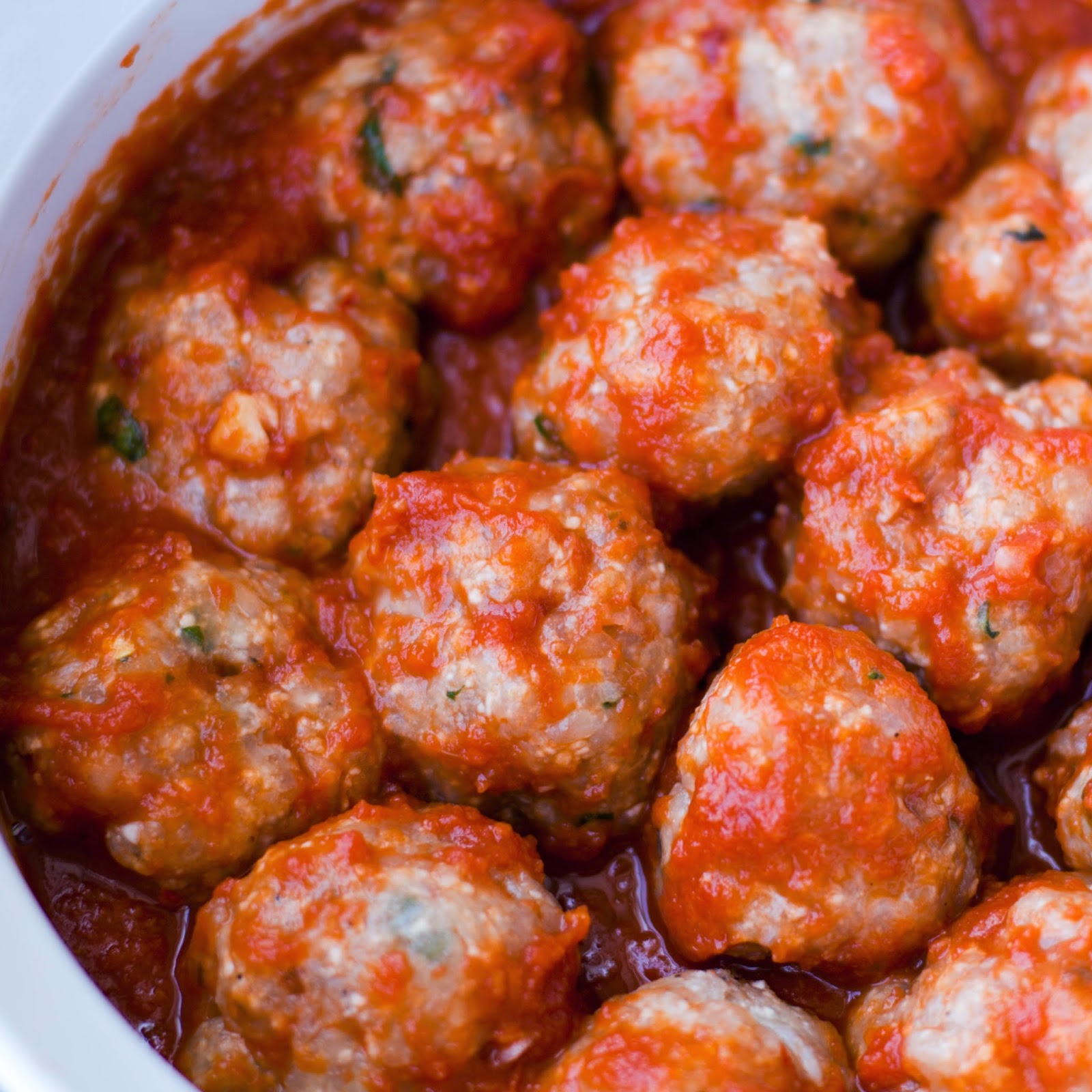 I'm Turning 60... Carmela Soprano's Little Chicken Meatballs in Tomato Sauce