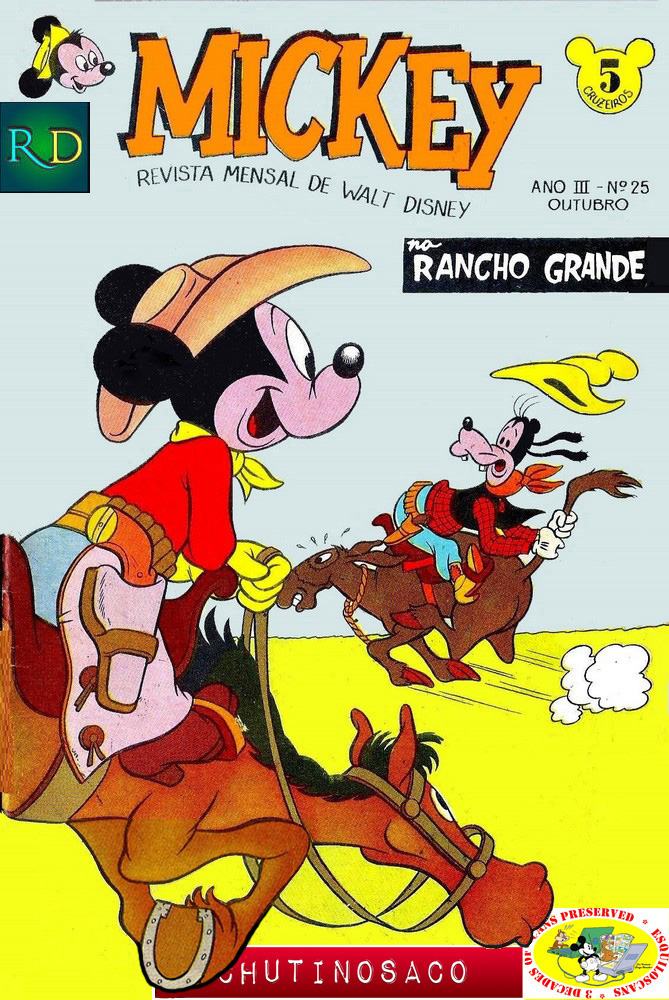 CHUTINOSACO: MICKEY 25 (Com páginas faltantes)