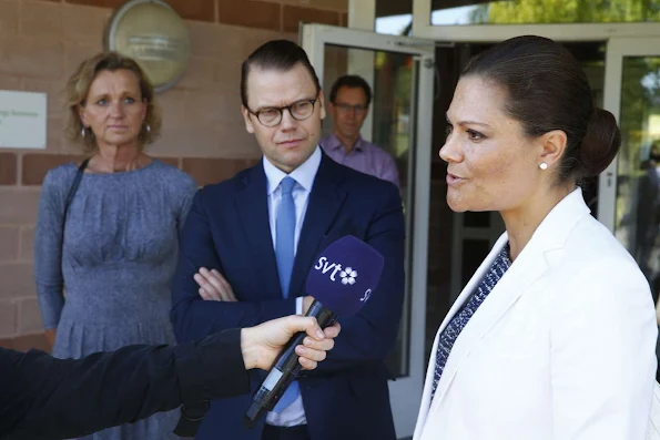 Crown Princess Victoria of Sweden and Prince Daniel of Sweden visited Swetox (Swedish Toxicology Sciences Research Center)