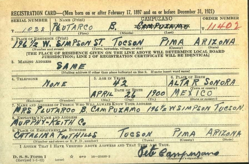 Frequent Traveler Ancestry Draft Cards