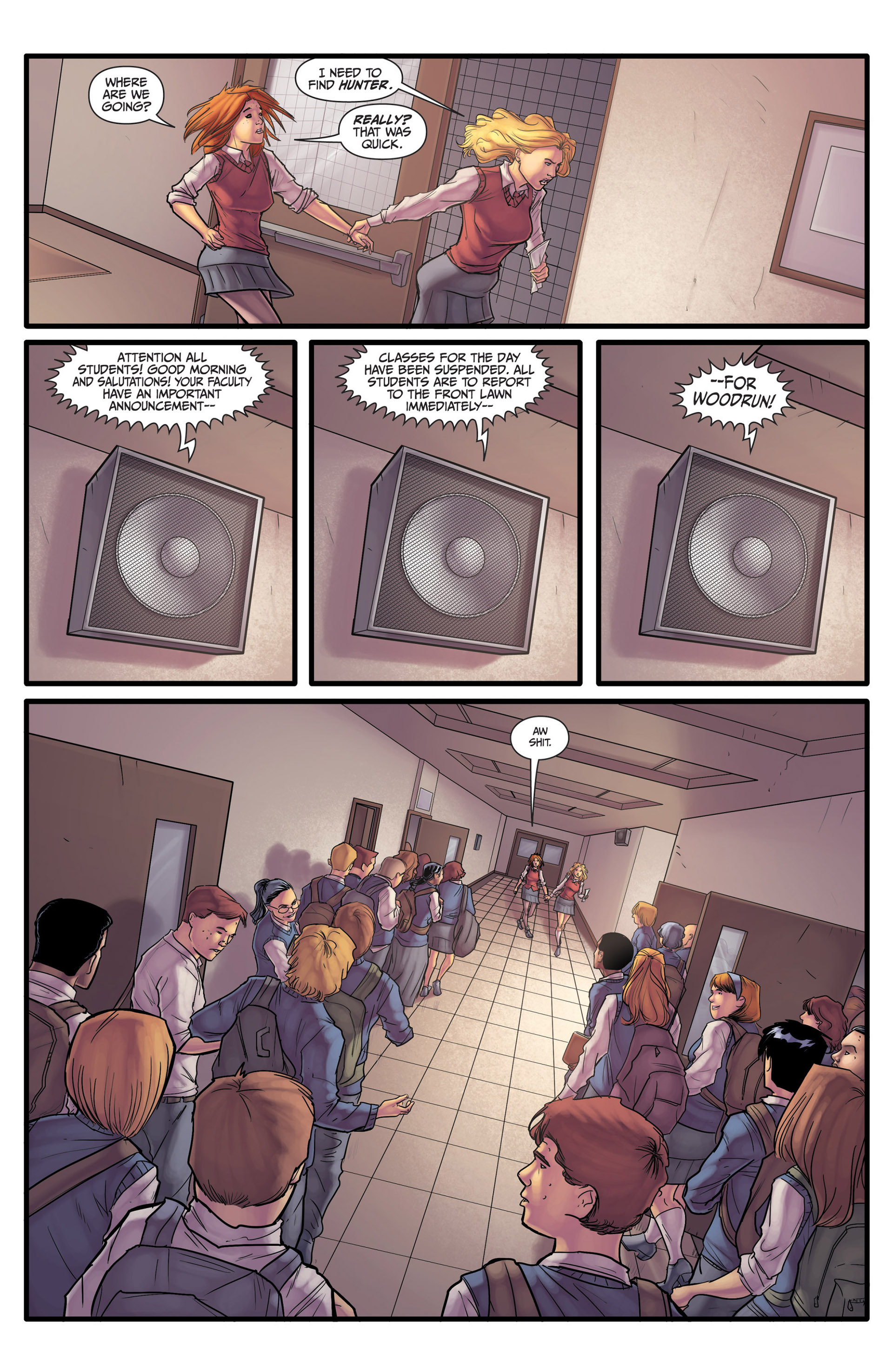 Read online Morning Glories comic -  Issue # _TPB 3 - 17