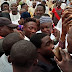 (Photos) Ahmed Musa Mobbed At National Mosque In Abuja 