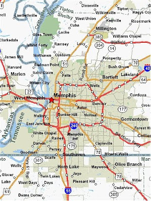 Memphis Map - Free Printable Maps