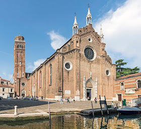 The Basilica Maria Gloriosa dei Frari is one of the most notable churches in the San Polo sestiere of Venice