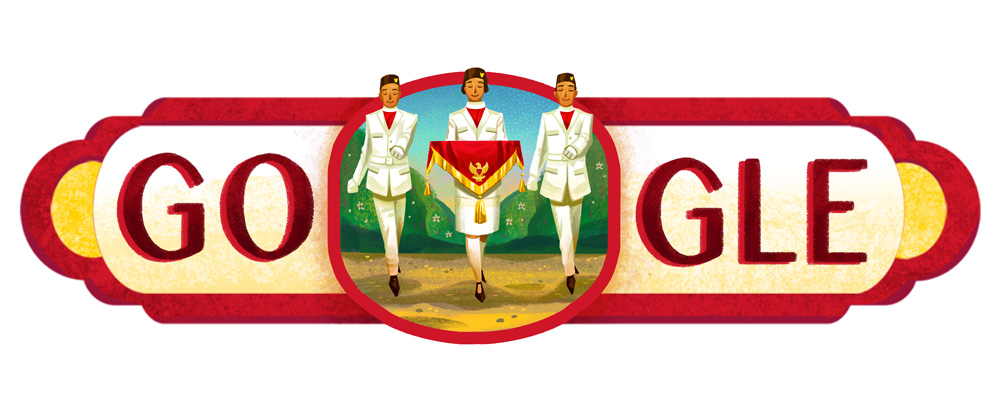 Google Doodle Peringati HUT ke-71 Kemerdekaan RI