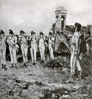 A defiant Murat faces his executioners