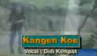 Lirik Lagu Kangen Kowe - Didi Kempot