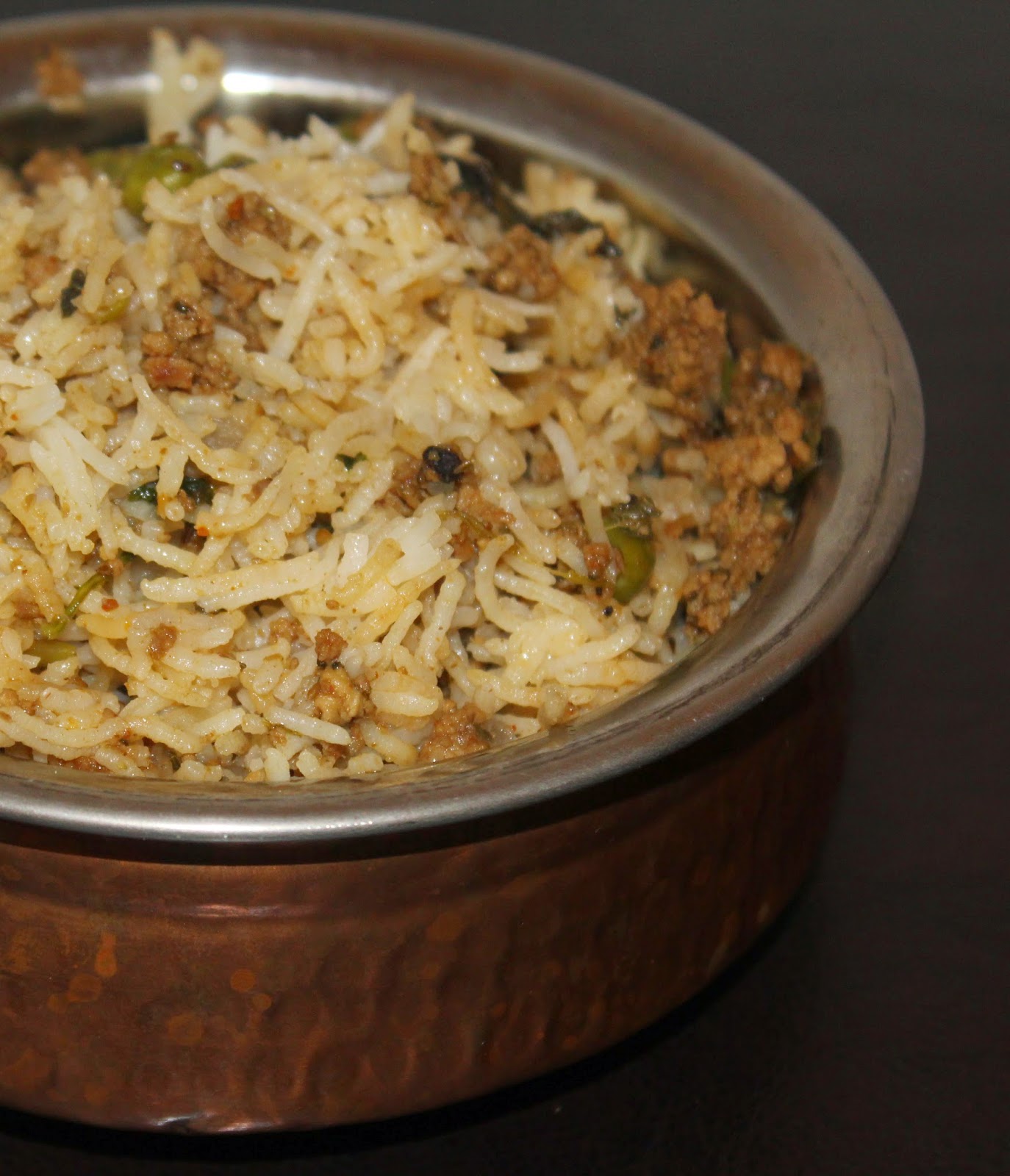 My Kitchen's Aroma Hyderabadi Kheema Biryani
