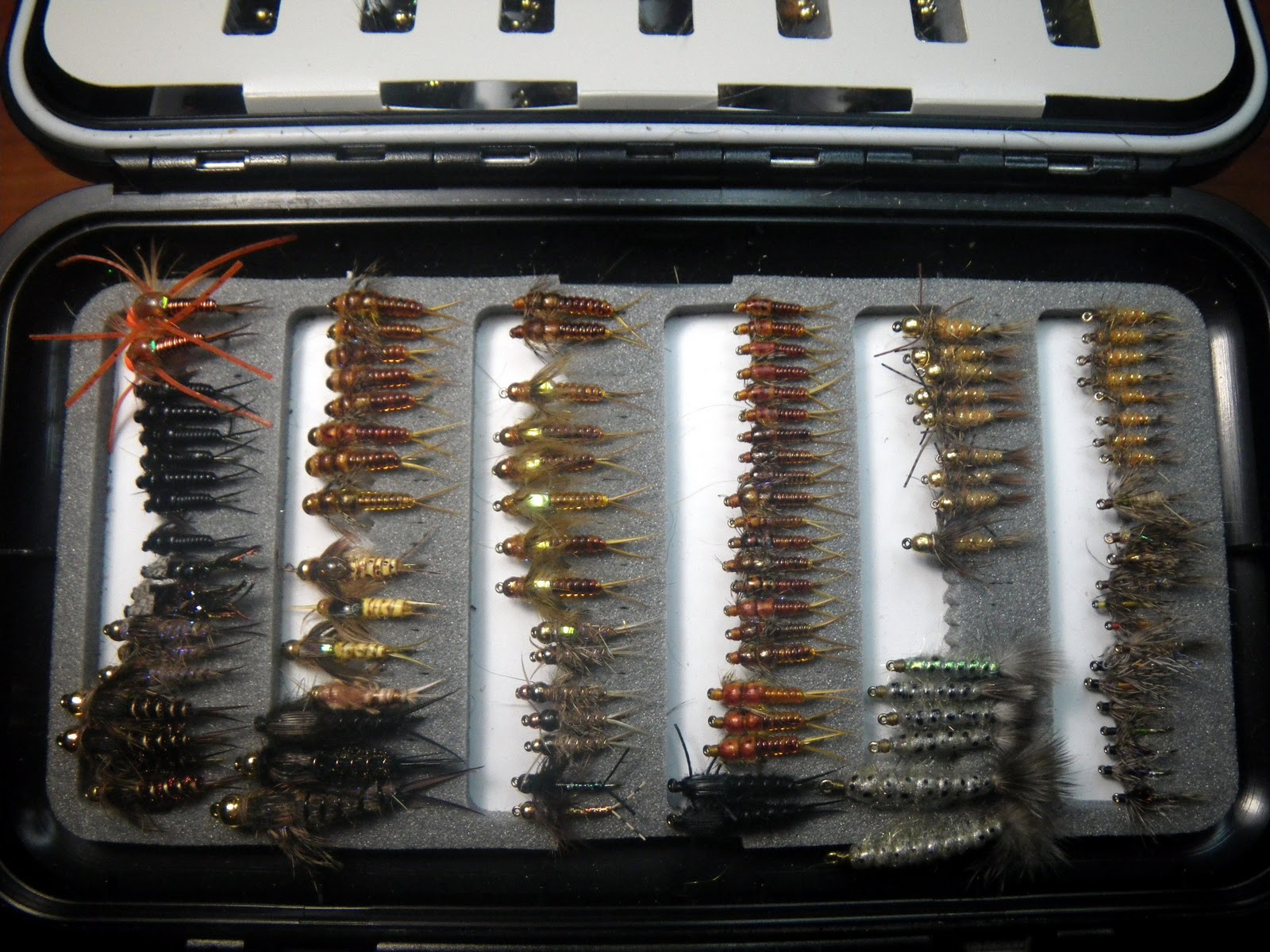 cp's fly fishing and fly tying Fly Box Organization