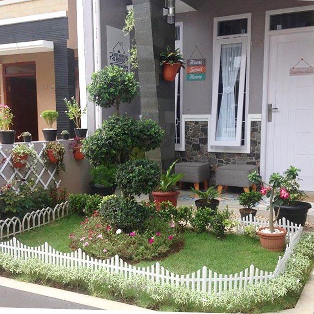 View Gambar Taman Kecil Depan Rumah Minimalis Background