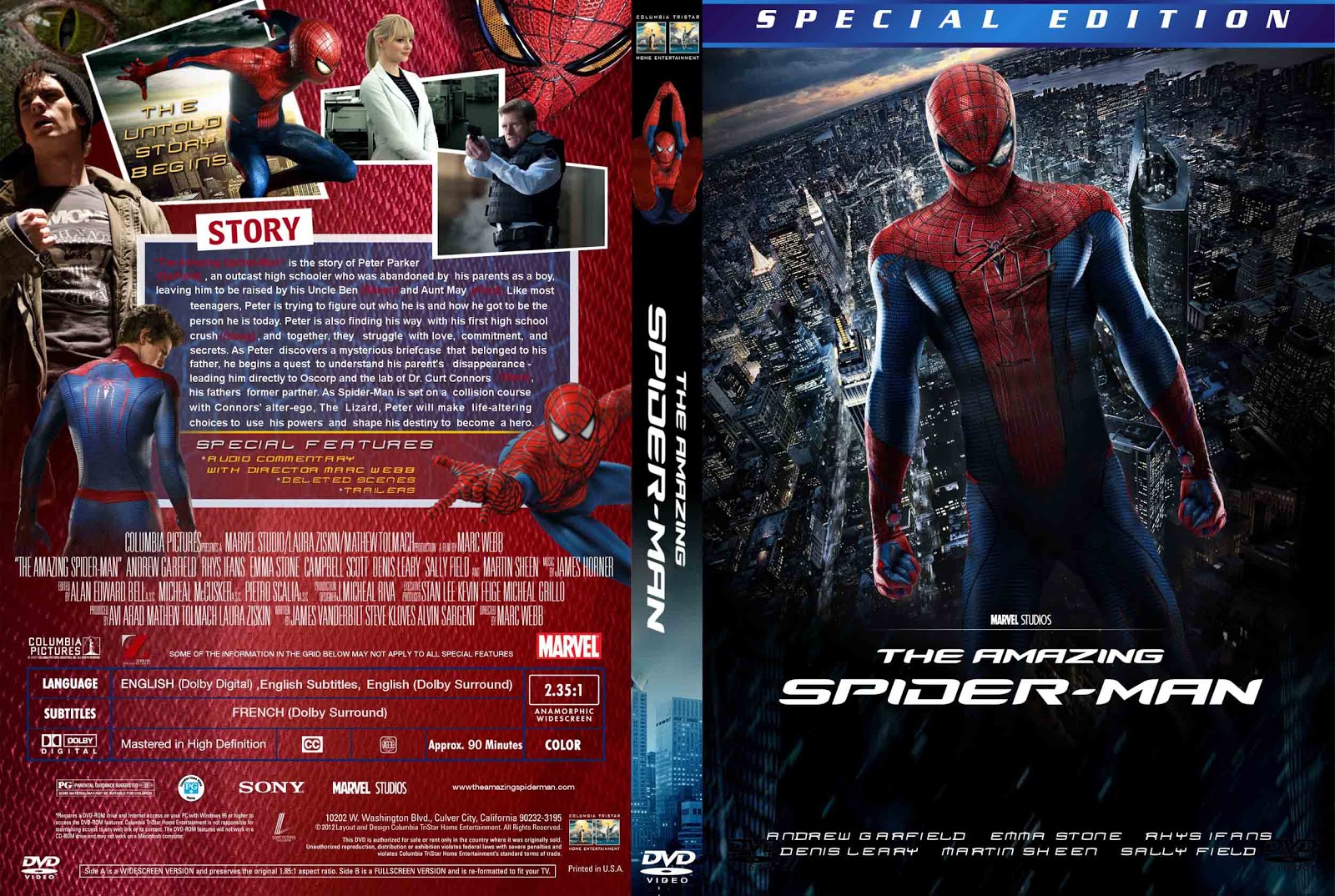 The Amazing Spider-Man (2012) ~ Movie Cover
