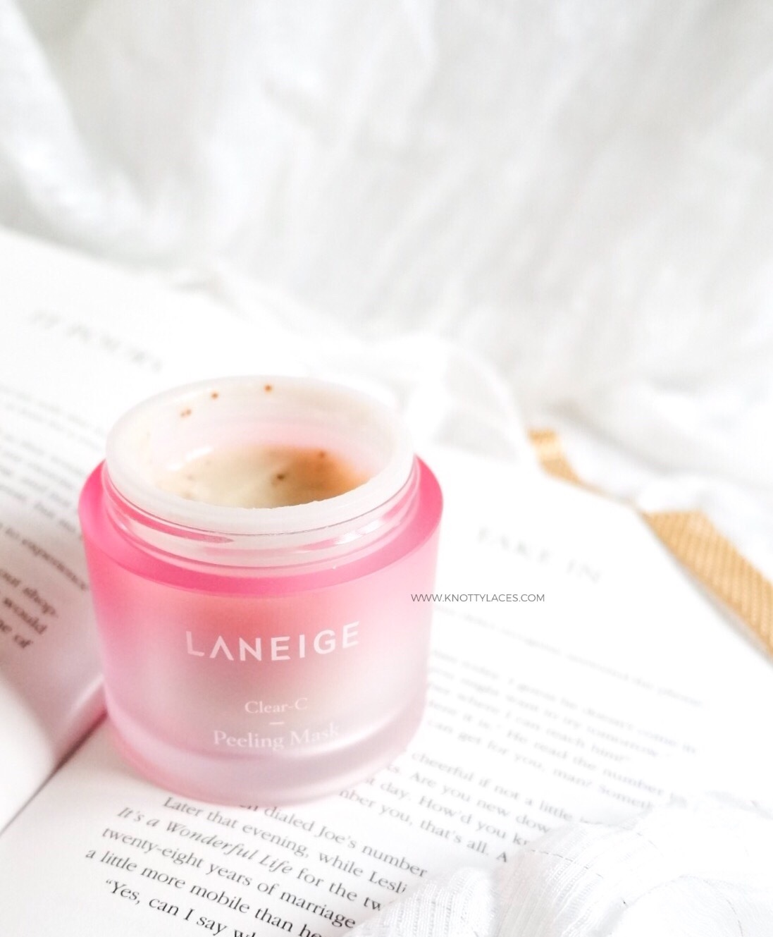 Laneige ClearC Peeling Mask Review Knotty Laces